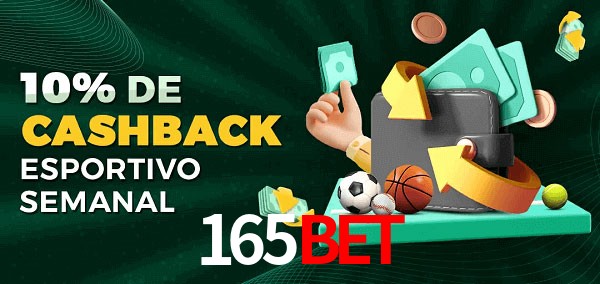 10% de bônus de cashback na 165bet